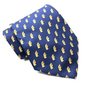 Musee Rodin La Boutique Tie Blue/Gold
